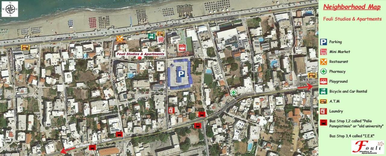 העיירה רתימנו Fouli Studios & Apartments מראה חיצוני תמונה
